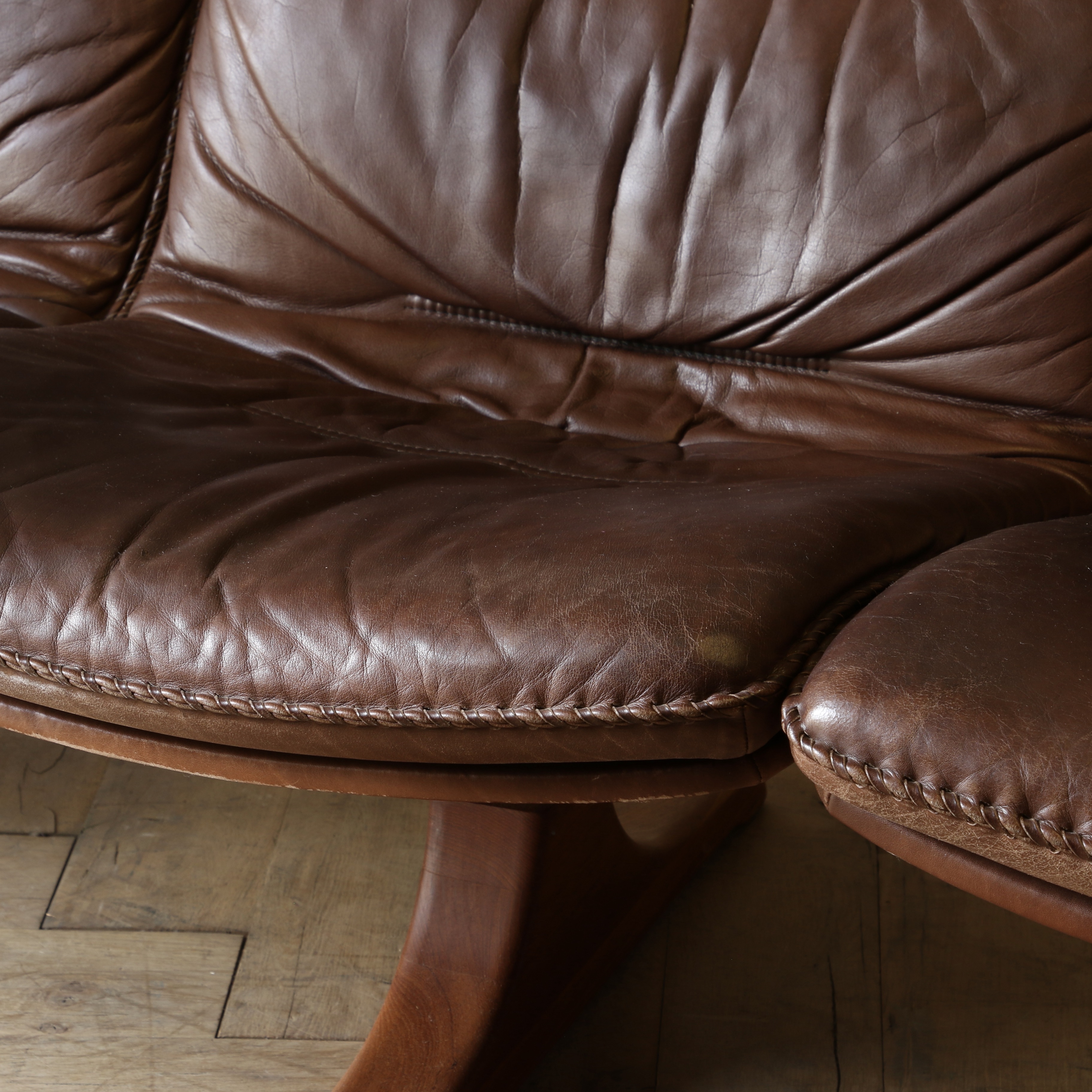 Mid-Century 3-Seater Couch and Chair